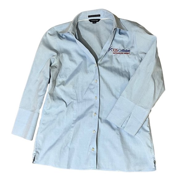 U.S. Cellular Employee Button Down LAND'S END - Picture 1 of 12